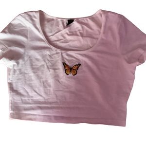 Shein Butterfly Graphic Tee